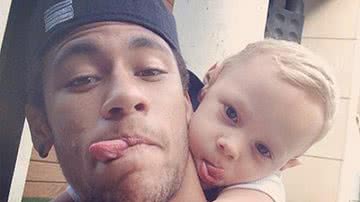 Imagem  Neymar deseja feliz Dia das Crianças ao filho Davi Lucca