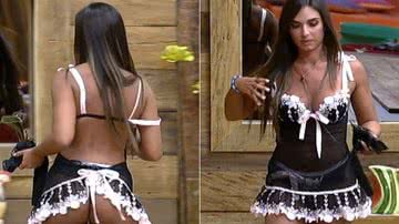 Imagem Nicole Bahls usa camisola provocante na “Fazenda de Verão”