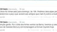 Imagem Por conta das chuvas, show de Daniela em homenagem a Caymmi é adiado