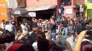 Imagem Rodrigo Faro grava quadro de programa em Salvador
