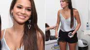 Imagem Sem Neymar, Bruna Marquezine vai de shortinho à show