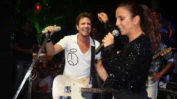 Imagem Tuca Fernandes recebe Ivete Sangalo no Harém
