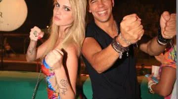 Imagem Bárbara Evans “faz” Lepo Lepo com Pipo Marques