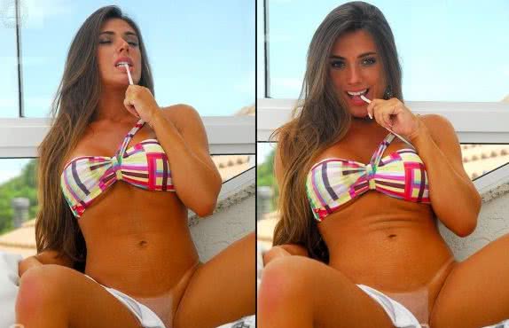Imagem Aryanne Steinkopf beija na Fazenda e Bahls diz que a loura é casada