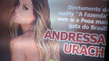 Imagem Andressa Urach volta a ser anunciada como stripper em Goiânia