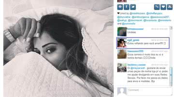 Imagem Mayra Cardi troca carinhos com namorado em rede social