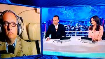 Imagem Vídeo: Jornalista da Globo briga e xinga colega ao vivo