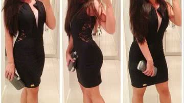 Imagem Carla Diaz chama atenção com vestido sexy