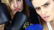 Imagem Deborah Secco treina Muay Thai com a filha de Xuxa e posta foto