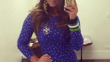 Imagem Nicole Bahls se inspira em Claudia Leitte para montar look