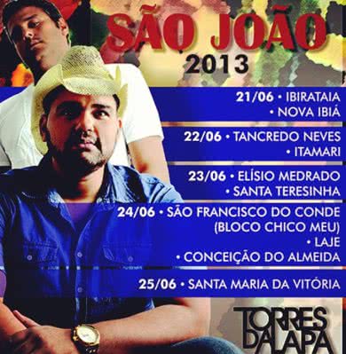 Imagem Sucessso consagrado: Torres da Lapa é destaque no São João 2013