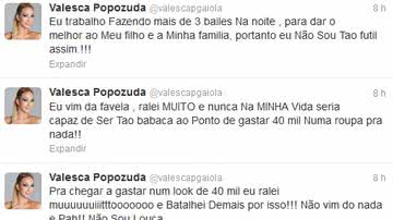 Imagem Virou moda! Valesca Popozuda ‘ataca’ Sheron Menezzes em rede social