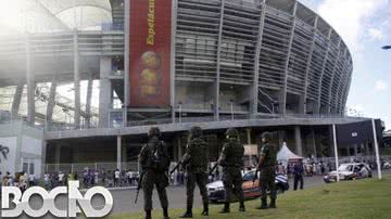 Imagem Bahia pode perder mando de campo após torcedor atirar copo no gramado