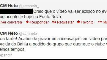 Imagem ACM Neto grava campanha ‘Bahia da Torcida’