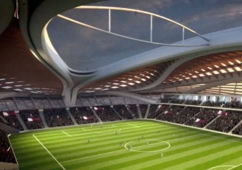 Imagem Projeto para estádio no Qatar tem formato de vagina, apontam internautas