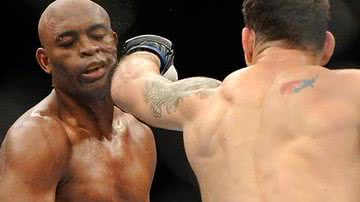 Imagem Weidman sobre A. Silva: "até quem estava de fora queria socá-lo"