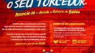 Imagem Campanha de associação em massa do Bahia começa nesta quinta-feira
