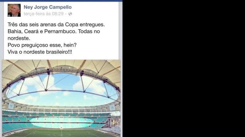 Imagem Secretário da Copa ‘cutuca’ atrasos de estádios sulistas