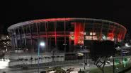 Imagem Arena Fonte Nova é ‘pintada’ com as cores do Vitória