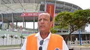 Imagem Sem banheiro químico do lado de fora na Arena