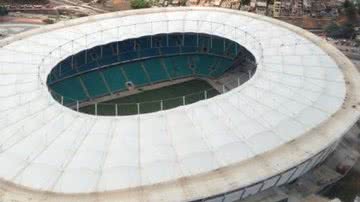 Imagem  Zé Eduardo registra fotos aéreas da Arena. Confira