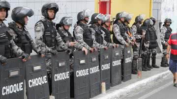 Imagem   Arena tem segurança reforçada e 20 já foram conduzidos