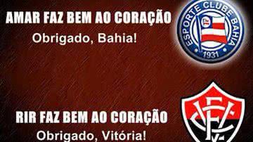 Imagem Após triunfo, torcedores do Bahia se aproveitam do Vitória
