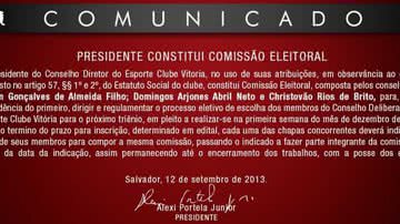 Imagem Alexi Portela constitui comissão eleitoral visando eleições do Conselho
