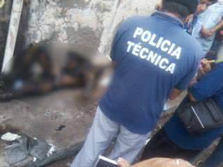 Imagem Vídeo: suspeito de roubo morre carbonizado durante assalto