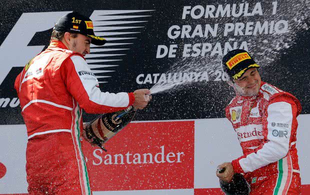 Imagem Massa é 3º em festa caseira de Alonso na Espanha