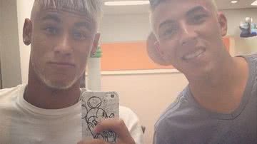 Imagem Neymar brinca de Xuxa