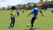 Imagem Cristóvão realiza treino técnico e de finalizações nesta manhã