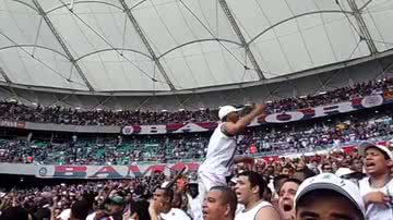 Imagem Clima tenso: Bamor e tricolores trocam ofensas na Fonte Nova