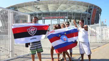 Imagem Bahia e Vitória iniciam disputa pelo título estadual na Arena Fonte Nova
