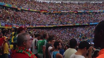 Imagem Arena Fonte Nova lotada na partida entre Alemanha e Portugal