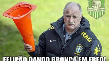 Imagem Fred e Neymar viram piada nas redes sociais após empate