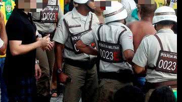 Imagem Polícia detém suspeito após confusão na Fifa Fan Fest na Barra