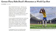 Imagem Vexame brasileiro na Copa toma mídia mundial