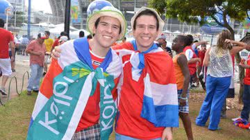 Imagem  Gêmeos costarriquenhos apostam em confronto com Brasil