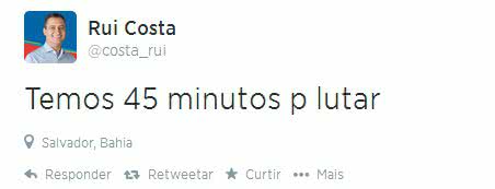 Imagem Rui Costa vislumbra vitória da seleção assim como nas eleições