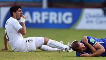 Imagem Fred e o próprio Chiellini acham punição a Suárez excessiva