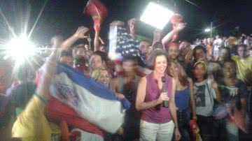 Imagem  Rede americana faz link ao vivo e anima baianos