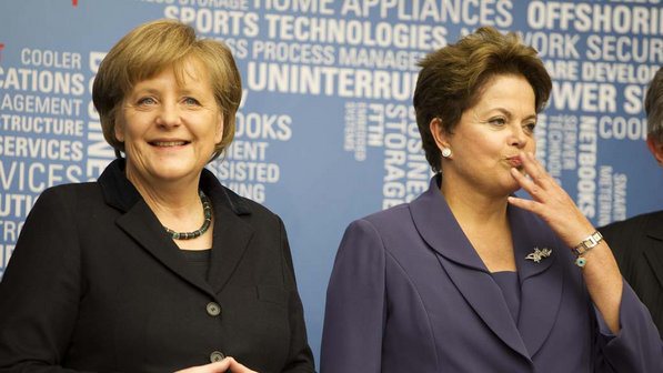 Imagem Partida da Alemanha em Salvador contará com Dilma Rousseff e Angela Merkel 