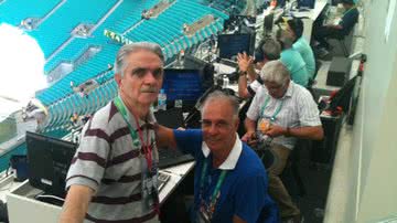 Imagem A voz da Copa, Djalma Costalino dá show em transmissão da Copa