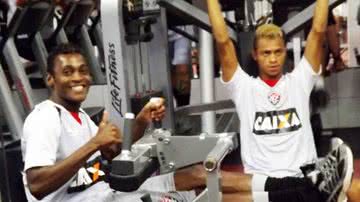 Imagem Jogadores do Vitória treinam na academia por conta das chuvas