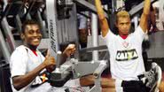 Imagem Jogadores do Vitória treinam na academia por conta das chuvas