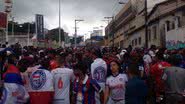 Imagem  Bahia x Vasco: filas quilométricas se formam na porta da Arena
