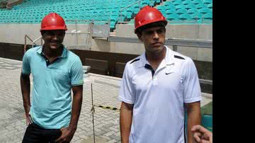 Imagem Fahel visita Arena Fonte Nova e se diz ansioso por "estreia"