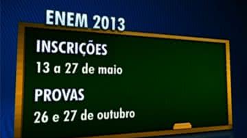 Imagem Inscrições para o Enem terminam nesta segunda (27)