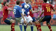 Imagem Espanha e Itália duelam por vaga na final da Copa das Confederações